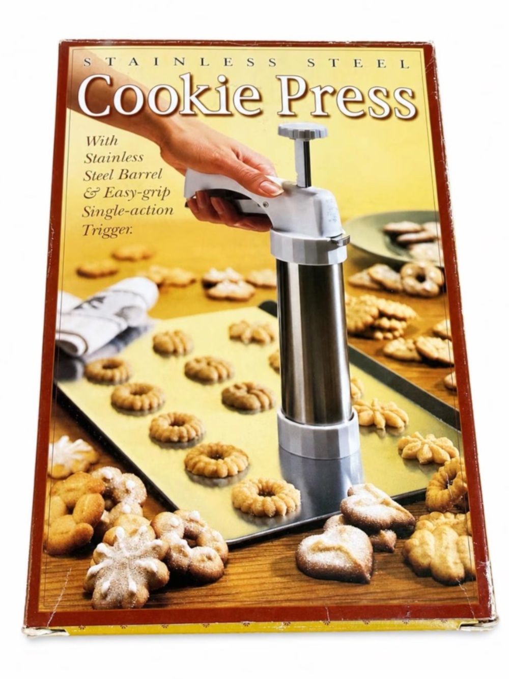 Cookie Press Williams Sonoma Stainless Steel 14-Disc Set Retail $30+Taxes